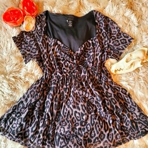 Leopard Print Torrid Shirt